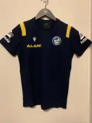 Parramatta Eels NRL Macron Kids Cotton T Shirt Sizes 8-14! T1