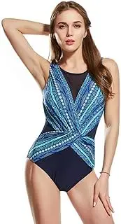 Sexy Lady One-Piece Suits High Elastic Spring Beachwear Print Swimwear Wire with Pad Slim Backless Swimsuit