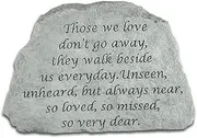 Kay Berry- Inc. 46720 Those We Love Don-t Go Away - Memorial - 6.5 Inches x 4.5 Inches x 1.5 Inches