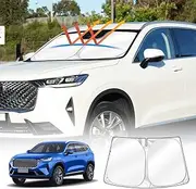 X-Car WindScreen Sun Shade Compatible with Haval H6/H6 GT 2021-2025 Foldable UV Block Visor