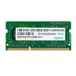 APACER 宇瞻 DDR3 SODIMM 索迪姆 PC12800 1600MHZ 4GB