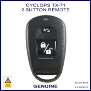 TX-71 Cyclops car immobiliser remote for Cyclops D355 & D385 systems