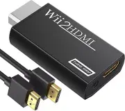 Wii to HDMI Adapter, WII to Hdmi Converter, Connect Wii Console to HDMI Display