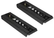 Set of 2 Replacement Quick Release Plate for The Manfrotto 504X, 608, 612 Nit...