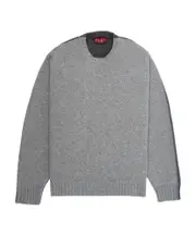 two-tone sweater M Grey