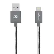 Mbeat Toughlink Space Gray 1.2m Metal Braided MFI Lightning Cable