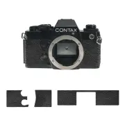 Premium Textured Leather Cover Kit for --- Contax 139 --- Black