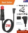 12V Merit and Cigarette Lighter Plug to Waeco Fridge Adaptor, 2M Power Lead C...