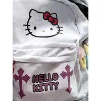 在飛比找ETMall東森購物網優惠-凱蒂貓新款可愛學生雙肩包