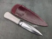 Randall Guardian Style Handmade Fixed Blade Boot Dagger Knife W/Sheath