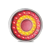 LED Autolamps Stop Tail Indicator Reflector Light Clear Lens 3M 30 LED Blister