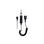 EPOS - SENNHEISER Bottom Cable, USB-ED CC 01 MS – USB to ED With In-Line Call Control For Softphones. For Skype