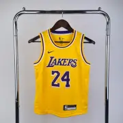 KOBE BRYANT #24 YOUTH S LA LAKERS YELLOW JERSEY BASKETBALL JORDON JAMES