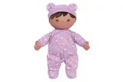 GUND Baby - Baby Doll Leilani Violet, Recycled Plush, Kids Soft Toy, Floral Pattern, 30cm H