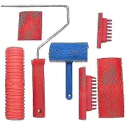 Wood Grain Tool Set, 6pcs 7 Inch Graining Painting Tool Wood Texture