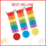 Promax 3 Pack Sensory Chew Necklaces for Kids Toddlers with Autism ADHD,Biting N