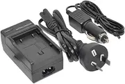 BTBAI PX1657 Battery Charger AC/DC Wall/Car Single for Camileo X100 H30 H31 NP-120 PX1657 PA3791U-1CAM np-60 np-120 BP-1500s Digital Camera u1a