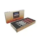 TRAMONTINA Jumbo Steak Knives Set 4 - Red Polywood Handles