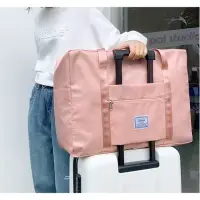 在飛比找momo購物網優惠-【BeOK】大容量折疊旅行手提包 旅遊收納包 可放行李箱拉桿
