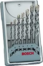 Bosch Accessories Professional 7-Piece CYL-3 Bit Set (for Concrete, Ø 4-10mm, Accessories for Impact Drills)
