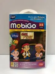 VTech MobiGo Disney Jake and the Never Land Pirates 5 Games MobiGo 2 NIP 3-5 New