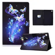 Stand Design Leather Full Protection Tablet Case with Pattern Printing for Lenovo Tab M10 Plus