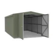 Absco Structures 3.40mW x 5.50mD x 2.48mH Pale Eucalypt Single Barn Door Garage