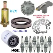 Tune Up Kit Filters Cap Spark Plugs Wire For FORD LTD V8 6.6L; 2 Bbl 1976 (for: Ford)