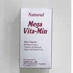 藥局出貨  MEGA VITA-MIN 盈達佳維他命膜衣錠 30顆/盒 (2011522)