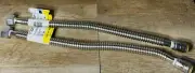 Set Of 2 Sharkbite Connection 3/4" x 1" Fip 24" Water Softener Flex Hose
