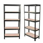 2 Units of MDF Board Warehouse Racks Storage Shelving Garage Shelves 750kg Shelf