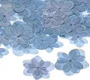 uxcell 60-Pack Dried Pressed Flowers for Resin, Real Natural Bulk Dry Floral for Crafts/DIY Jewelry/Soap Making/Scrapbooking/Candle/Epoxy Resin Supplies [Blue]