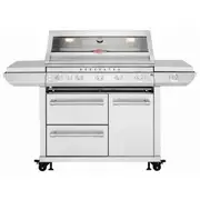 Beefeater 7000 Premium 5 Burner BBQ with side Burner & Trolley