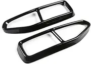 End Pipes, For B&MW 7 Series G11 G12 2019-2020 Black Car Exhaust Muffler Pipe Tip Cover Trim Accessories Car Exhaust Tip Pipe