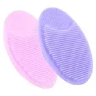 2Pcs Spa Silicone Beauty Wash Pad Skin Scrub Cleaning Pad Wash Face Facial7619