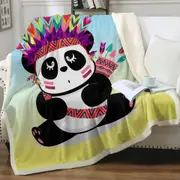 Chief Panda Throw Blanket
