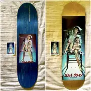 JK Industries Nurse HAND SCREENED Skateboard W/ Sticker Hook Ups Jeremy Klein