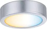 Paulmann Clever Connect 99953 LED Furniture Light 12 V Round with 1 x 2.1 Watt Dimmable Chrome Matt Plastic 2700-6500 K White