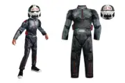 new DISNEY STAR WARS originals WRECKER COSTUME boys 4 or 7/8 glow in dark +sound