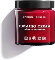 Daimon Barber Argan Oil Forming Cream, Hair Styling Cream for Men, Matte Finish and Medium Hold for Natural and Textures Hairstyles, Nourishes the Hair and Scalp, Oudh Scent 100g