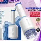 Male Masturbator Auto Rotation Penis Exerciser Masturbation Stroker Cup Sex Toy