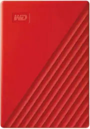 WD 4TB My Passport Portable Hard Drive USB 3.0 SLIM 2.5'' External HDD PC RED