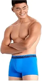 [Bonds] Mens Stretchables Everyday Trunks Underwear Blue with Grey Band
