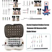 Dental Implant Fractured Screw Removal Kit Drill Guide Remover Set