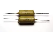 1 Mustard 0,68uF 680nF 160V capacitor Bianchi, spanish Philips Marshall plexi