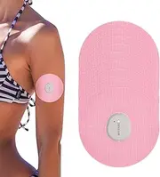 YOUSHARES 40Pcs Dexcom G7 Over Patches Waterproof - Adhesive Patches for Dexcom G7 with Pre-Cut Back Paper, Strong Stick for 10-14 Day Long Stay (Pink)