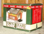 1994 Coke Coca-Cola Town Square Collection The Covered Bridge Building NOS