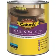 Cabot's 1L Jarrah Gloss Water Based Stain And Varnish
