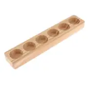 1PCS New 6 Holes Essential Oil Wooden Display Stand Essential Oil Storage&&k