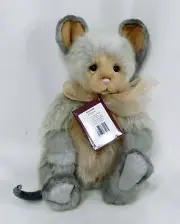 Charlie Bears Roulade Retired Teddy Bear Mouse from the 2020 Plush Collection